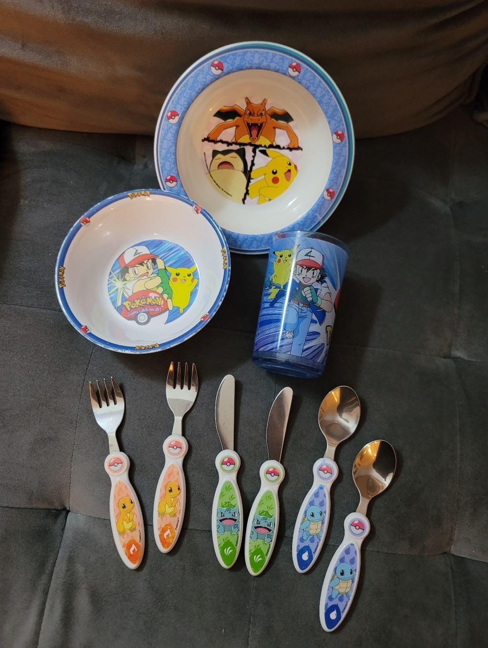 Pokemon Dishes & Cutlery Set